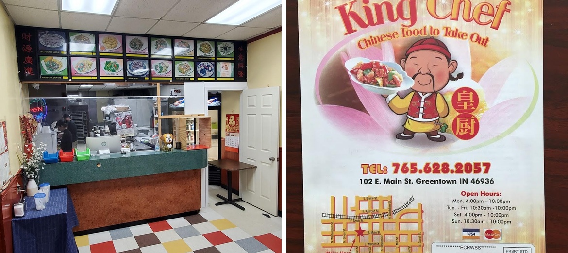 King Chef Menu